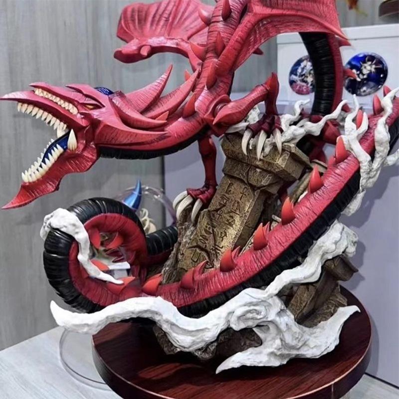 Король Игр, Трехголовый Зеленоглазый Запредельный Дракон, Ледяной Дракон, Огненный Феникс, Крылатый Бог-Дракон, Небесный Дракон, Фигурка в коробке