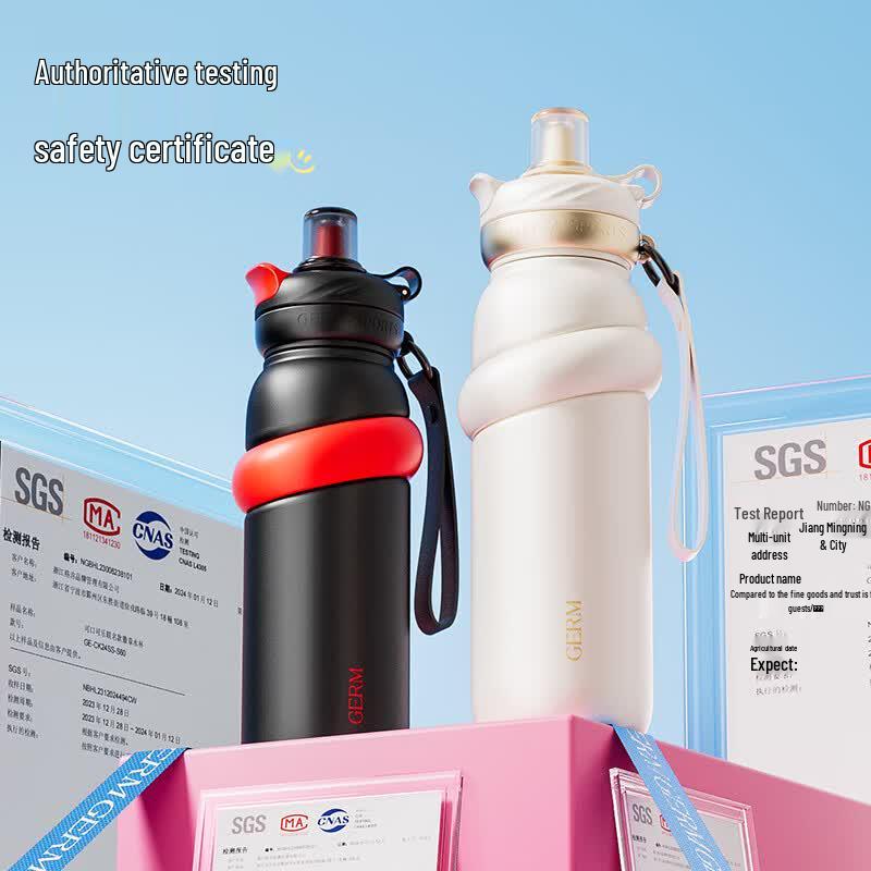 Germ Sports Insulated Water Bottle with Straw