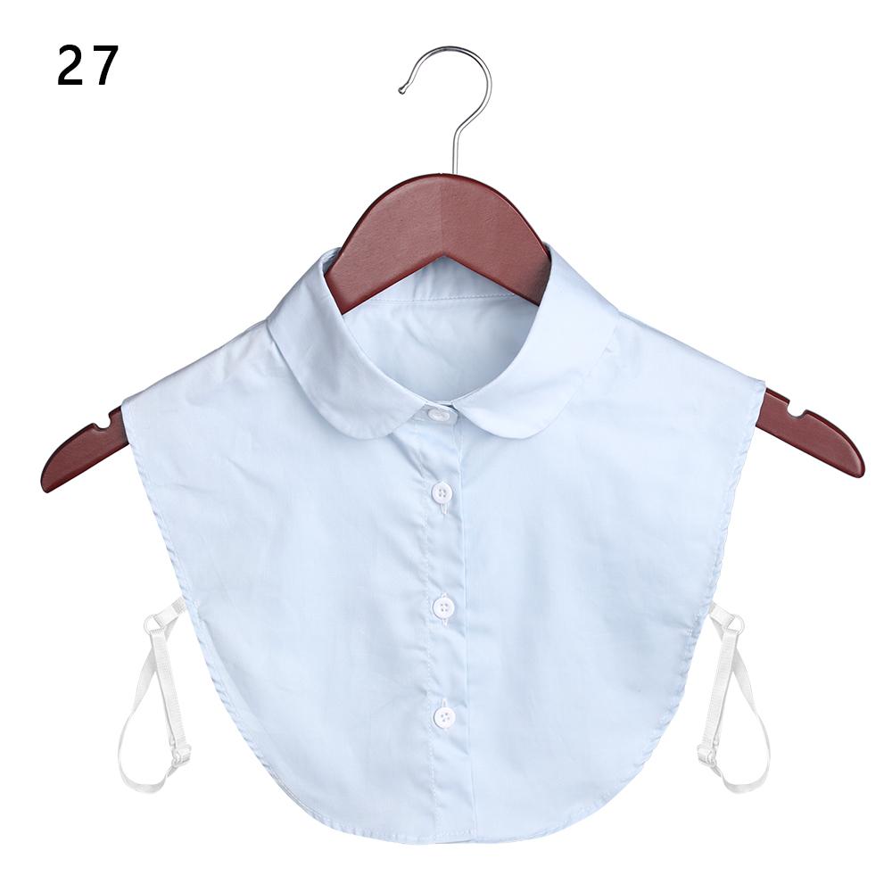 Классический женский хлопковый кружевной накладной воротник в винтажном стиле, съемный аксессуар для одежды, лацкан для блузки, топа, рубашки, ложный воротник, дропшиппинг