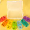 Organization Food Grade PP Convenient Portable 7 Days Travel Capsule Tablet Box Pill Organizer
