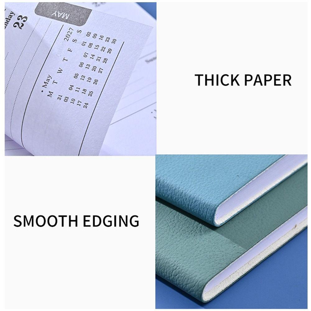 Pocket 2027 Agenda Book A7 Notebooks Mini Appointment Book School Office Supplies