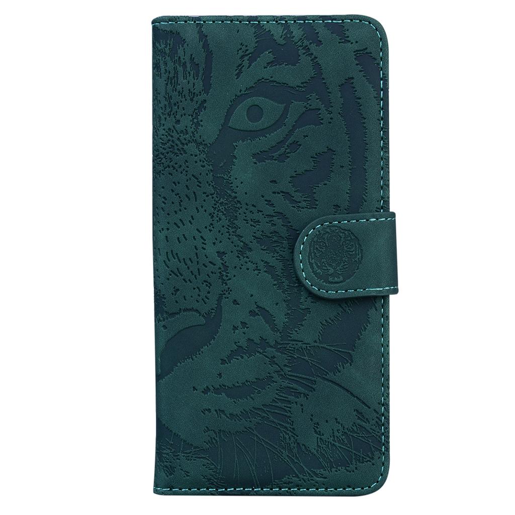For TECNO Spark 20 Pro+ Wallet Case Tiger Pattern PU Leather Full Protection Phone Cover