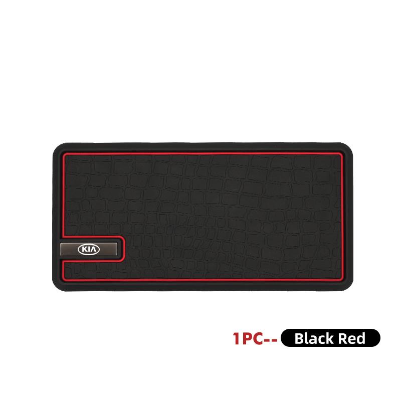 FMTH6 Car Logo Anti-Slip Mat Dashboard Silicone Sticky Storage Pad For KIA Cerato Proceed Venga Stonic Picanto Sorento Stinger