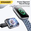 Essager Магнитное беспроводное зарядное устройство для Apple Watch Серии S2-S11, Серии SE, Серии Ultra 5 Вт Портативное Type-C/Lightning Зарядное устройство