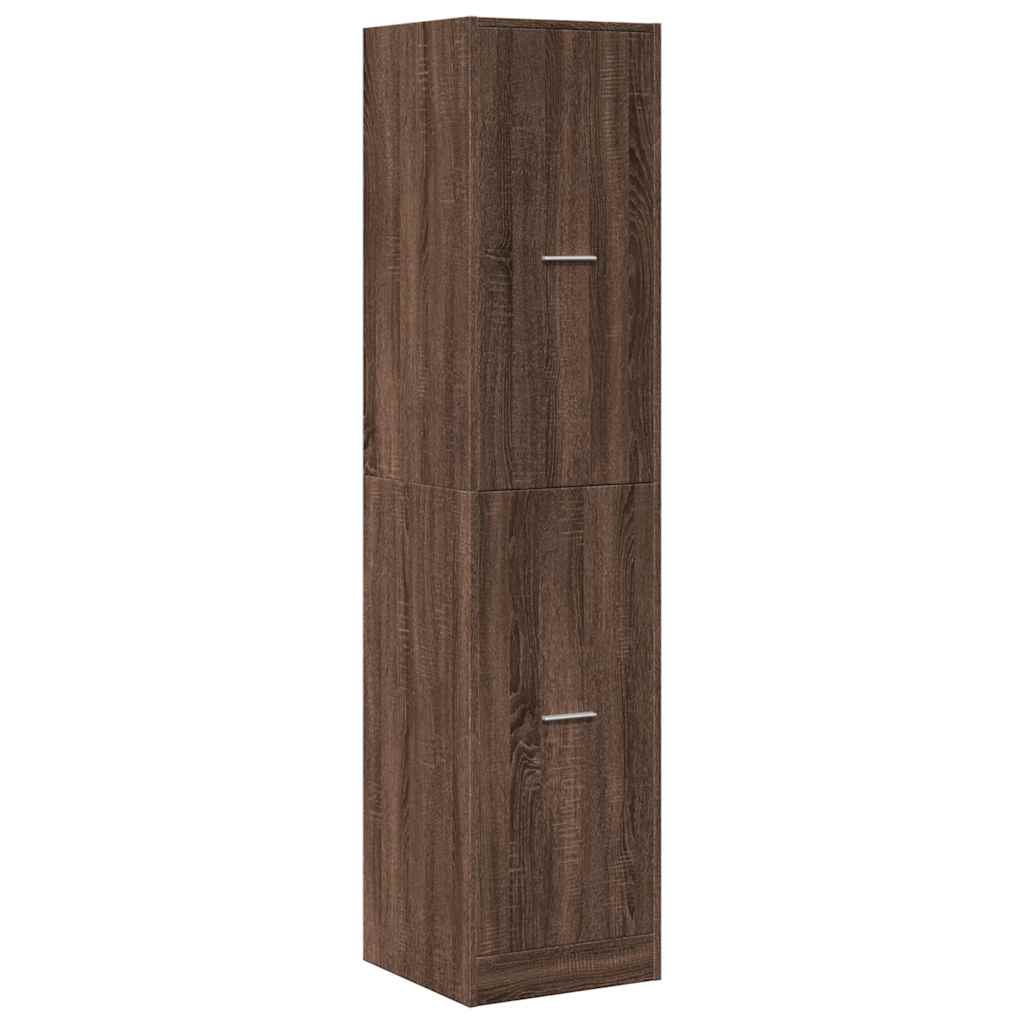 Apothecary Cabinet in Oak Look 40 x 41 x 174.5 cm Particleboard