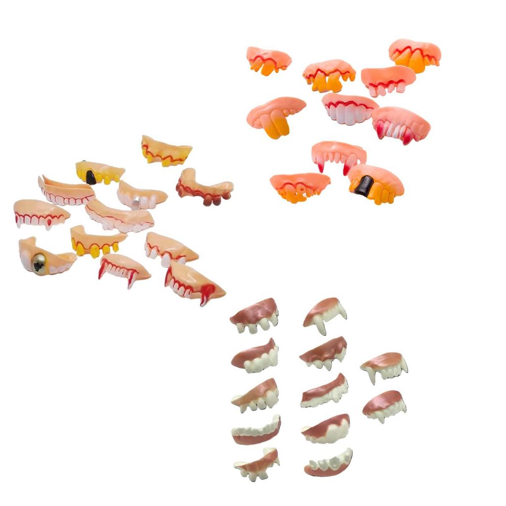 Поддельные зубы на Хэллоуин, передние зубы на Хэллоуин, забавные поддельные зубы, украшение для сценического выступления, вечеринки, маскарада на Хэллоуин