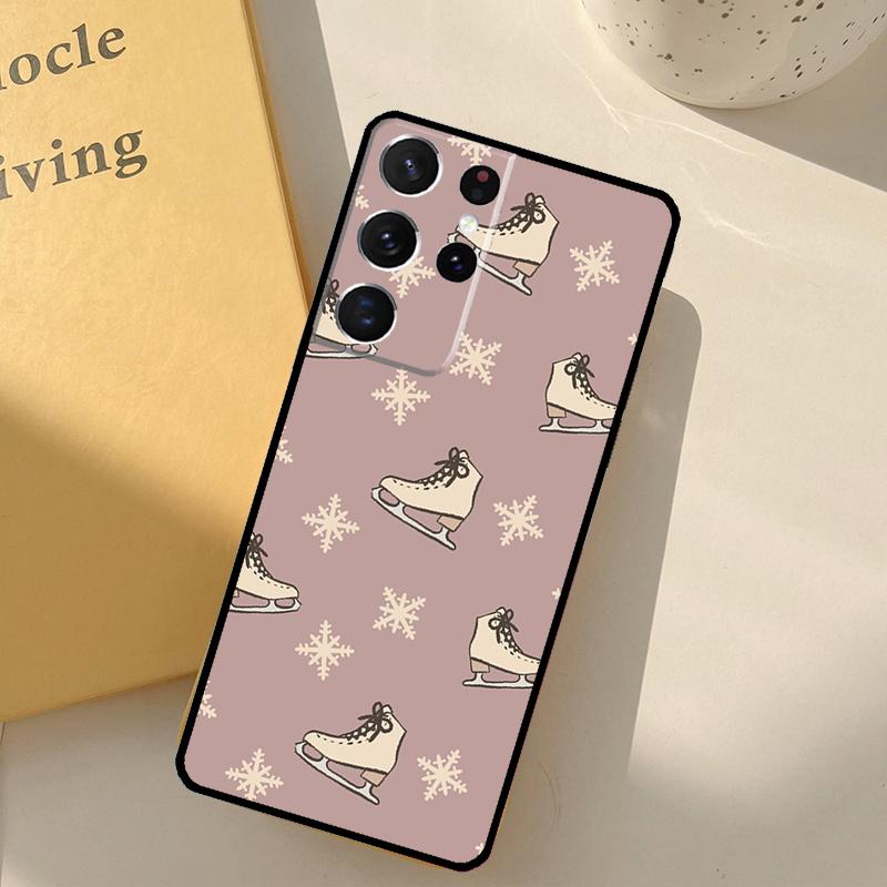 Чехол для телефона с фигурным катанием для Samsung Galaxy S25 Ultra S20 S21 S22 S23 S24 Plus S9 S10 S25 FE Защитная крышка