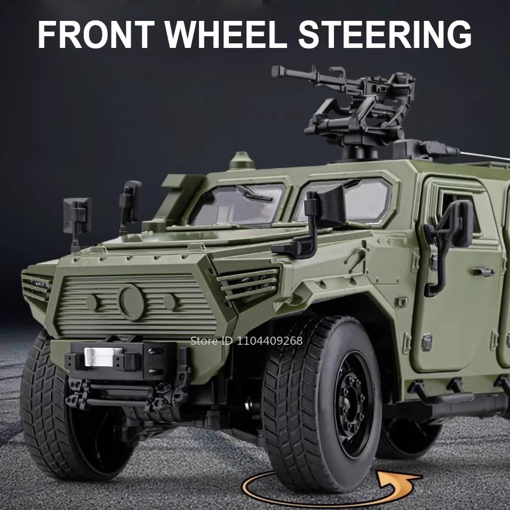 Большой размер 1:18 Модель автомобиля Dongfeng Mengshi Игрушка Двери открываются Металлический корпус Резиновые шины Военные Внедорожники Подарки для детей