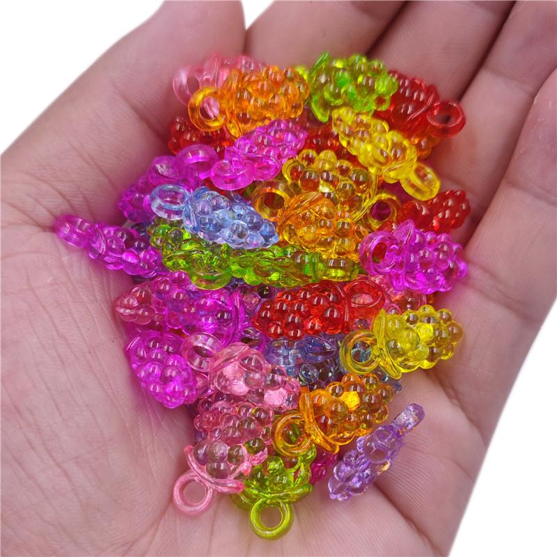 10-40Pcs Leaf Star Flower Transparent Beads DIY for Jewelry Making Necklace Bracelet Making
