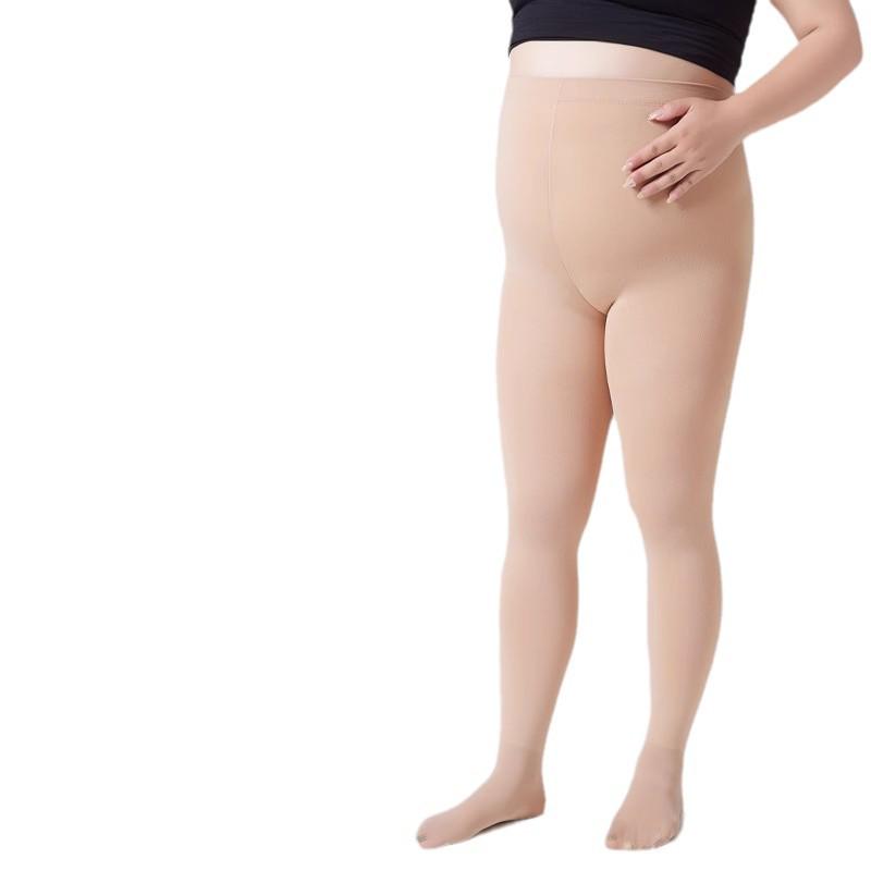 Колготки большого размера с нескользящей флисовой подкладкой для женщин - Осень/Зима