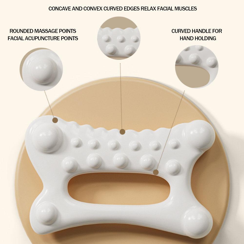 2024 Новая лицевая массажная доска Гуаша Керамика Уменьшает Бесплатно Для Женщин Пластина Тело Полный Жир Скрапи I2M2