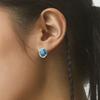 НОВЫЕ серьги из голубого апатита, НОВЫЕ серьги