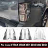 Для Isuzu D MAX D-MAX DMAX - углеродное волокно/хром/черный Автомобильные задние задние фонари Накладки на задние фонари Защитные отделочные аксессуары