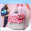 Tiger Panda Rabbit Mushroom Lotso Printed Backpack Breathable Cartoon Schoolbag