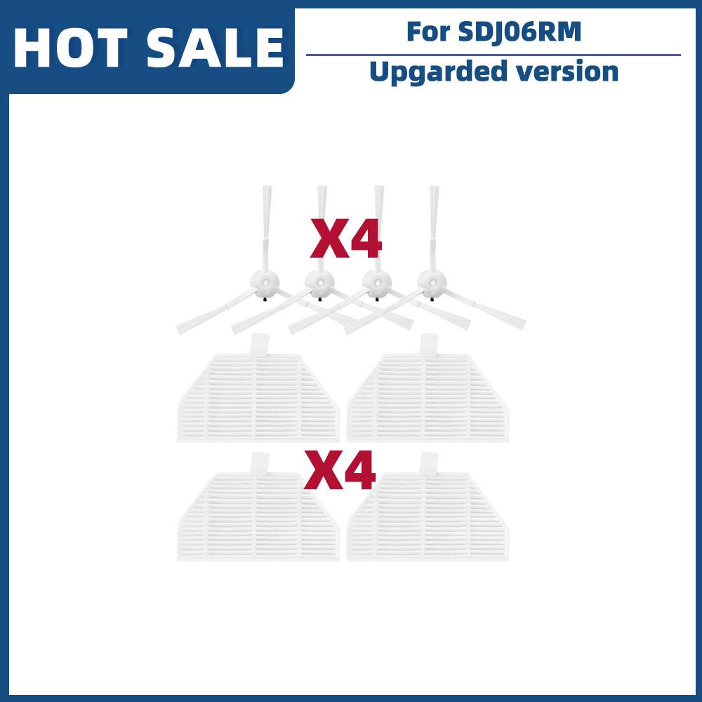 Для Xiaomi Roidmi EVA самоочищающийся опорожняющий робот-пылесос SDJ06RM запасные части аксессуары боковая щетка Hepa фильтр швабра пылесборник