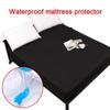 Водонепроницаемая простыня на подкладке, постельное белье, наматрасник, простыня с резинками, защитный чехол для кровати с эластичной резинкой по всему периметру, без наволочки