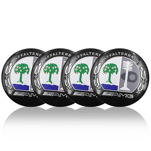 4 pcs Car sticker Car Wheel Center Hubcaps Badge Sticker For Mercedes Benz AMG GLC GLE CLA GLA W205 W211 W213 Car Accessories