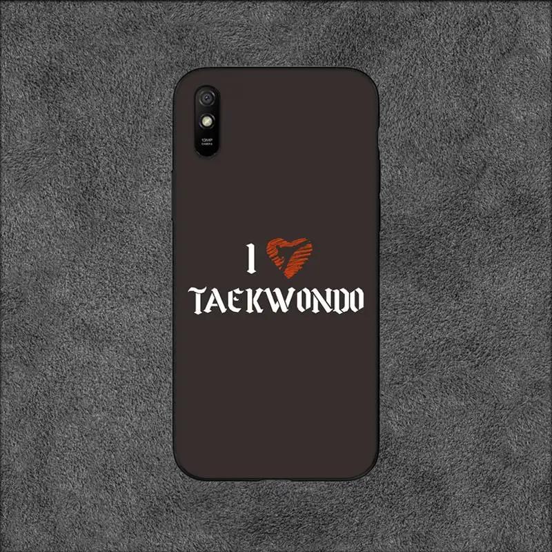 Чехол для телефона «Я люблю кунгфу тхэквондо» для Xiaomi9 10 11PRO LITE Redmi Note7 8 9 10A PRO K40 Poco3 Shell