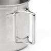 1PC Outdoor Cup Stainless Steel Coffee Cup Carabiner Cup Mug Water Cup Kitchen With Handle Camping