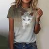 Daily Women's T-Shirt Summer O-Neck T Shirt For Women Fashion Short Sleeve Casual T-Shirt 3d Print Women's Clothing
