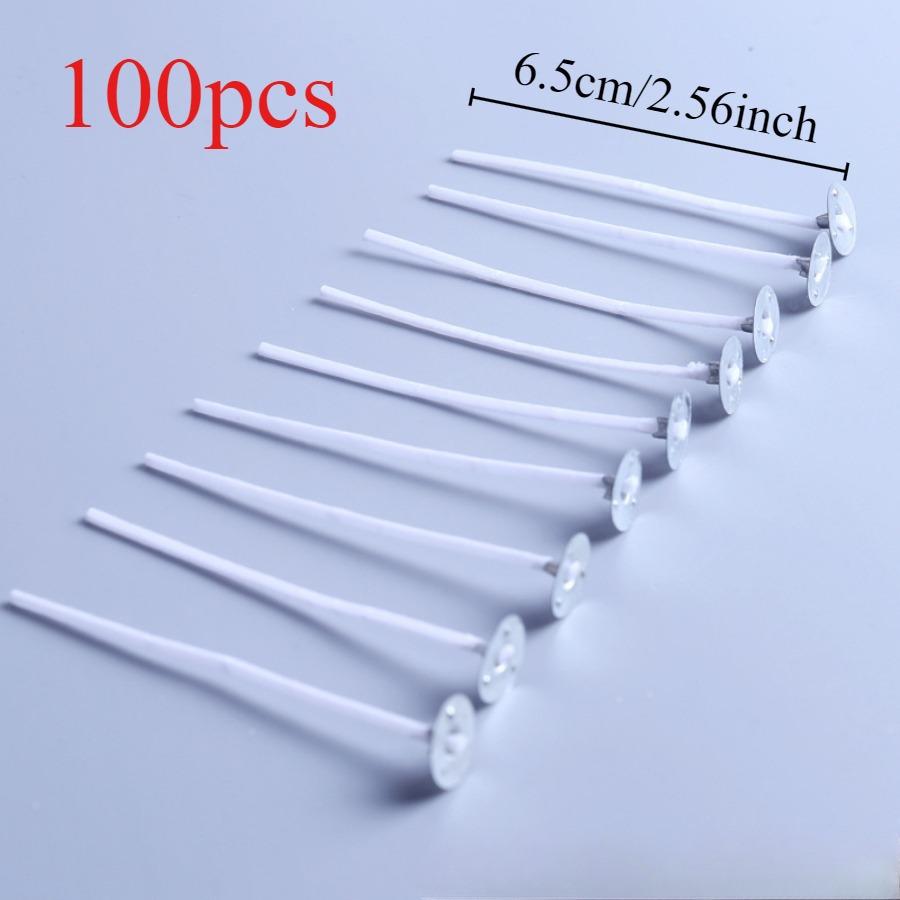 100 шт/500 шт 6,5-16 см фитили для свечей бездымный воск чистый хлопок сердечник для самостоятельного изготовления свечей предварительно вощеные фитили принадлежности для вечеринок