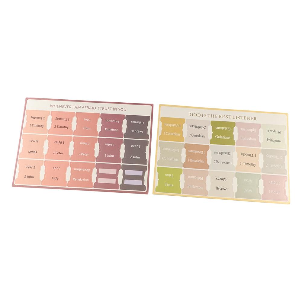 5 Sheet Bible Index Writable Bible Label Book Accessories Bible Sticker Bookmark