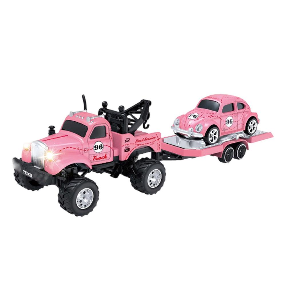 Rc Truck, Rc Semi Truck With Trailer, Rc Truck 1/64 Scale Alloy, 2025 New Rc Truck, 2.4ghz Remote Control, For Kids Gifts