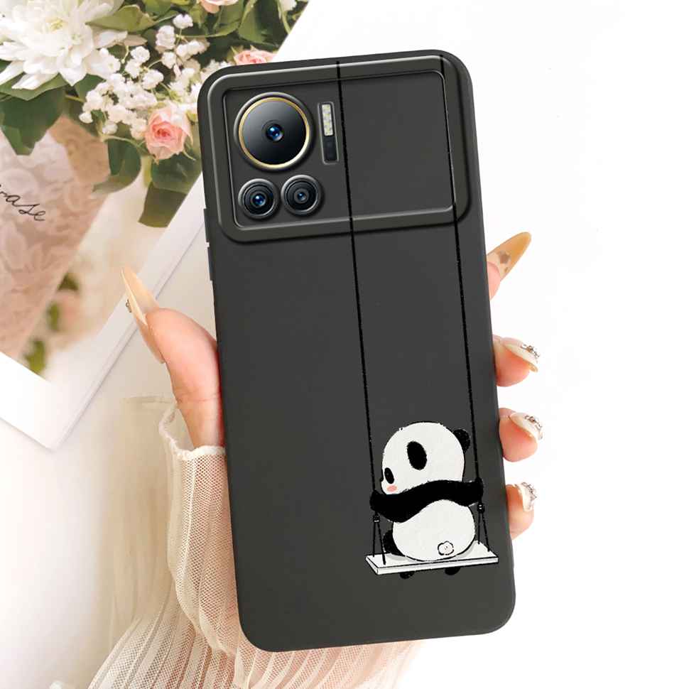 Для Infinix Note 12 VIP Чехол Милый Кот Мультяшный Цветок Силиконовая Крышка Для Infinix Note12 VIP 12 Vip X672 6.7" Чехлы Для Телефона Coque