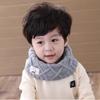 Эластичный детский теплый вязаный шарф для шеи, высококачественный шейный воротник, зима
