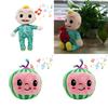 Kawaii Music Doll Cocomelon Watermelon Plush Toy With Melodic Songs And Soft Texture For Kids