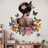 Креативные настенные наклейки для девочек, бабочки, цитаты, наклейки на стены для девочек, украшение для комнаты, спальни