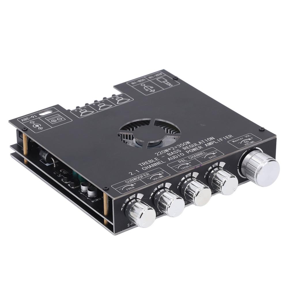 Power Amplifier Module 2.1 Channel BT5.1 AUX U Disk USB Sound Card Inputs TPA3255 Amplifier Board DC