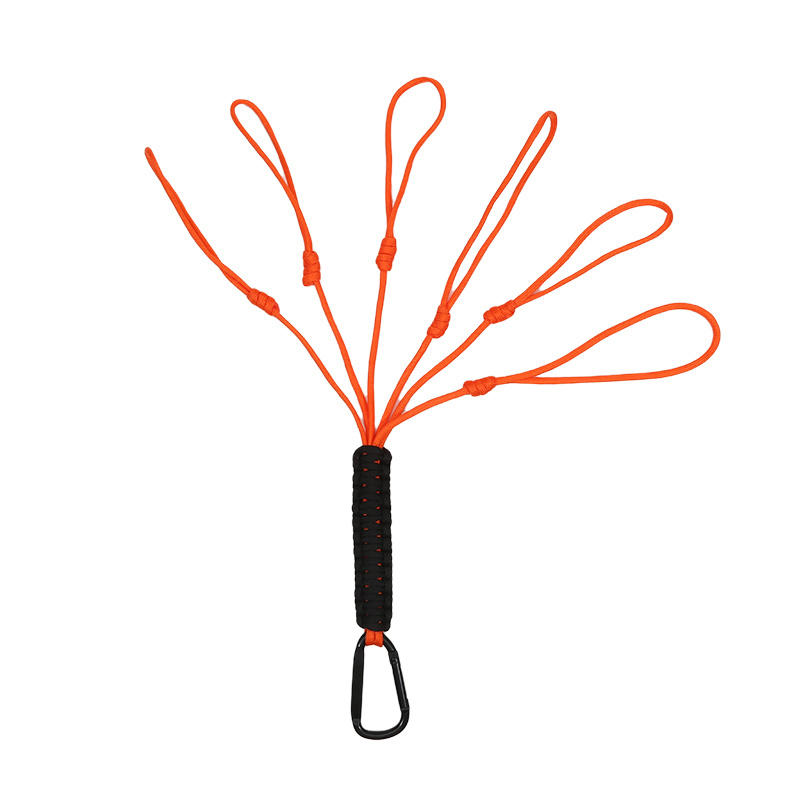 Брелок из паракорда с карабином, военный плетеный шнур, веревка, темляк, аварийный узел, инструменты для выживания на открытом воздухе для ключей/мужчин/женщин