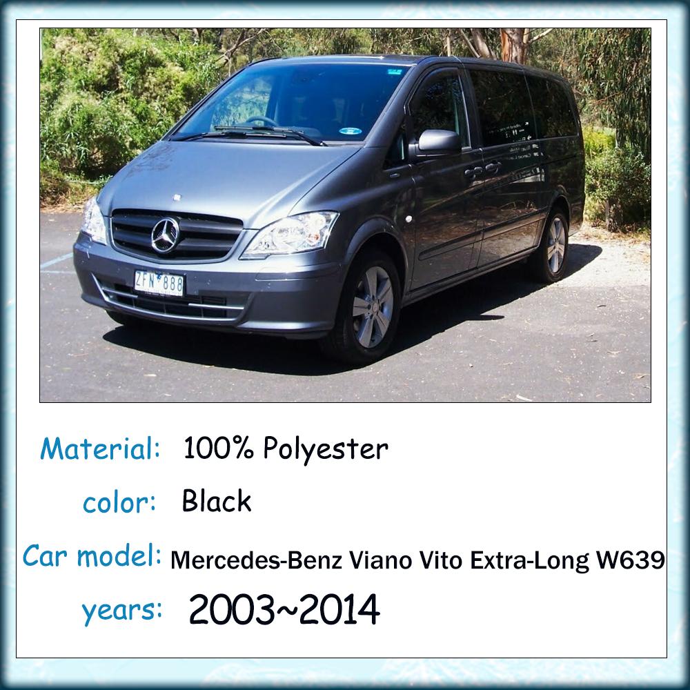 For Mercedes-Benz Viano Vito Extra-Long 2003~2014 Car Magnetic Mesh Privacy Sunshade Side Window Sun Shade Protection Accessorie