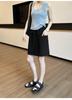 Women's High Waist Summer Sun Protection Skirt Shorts - Plus Size, Casual, Versatile, Anti-exposure, Slimming, Loose Fit