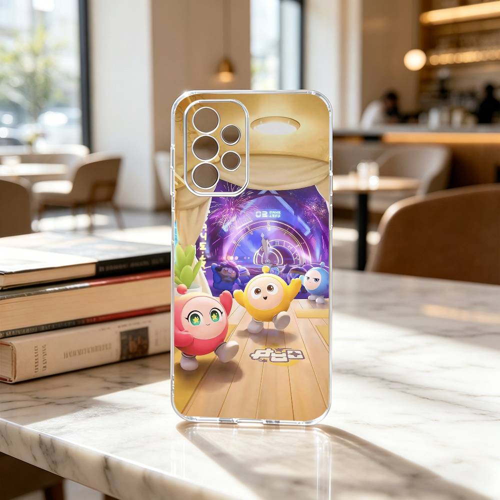 Game E-Eggy Party Cute Gift Phone Case For Samsung S25,S24,S21,S22,S23,S30,Ultra,S20,Plus,Fe Transparent Cover