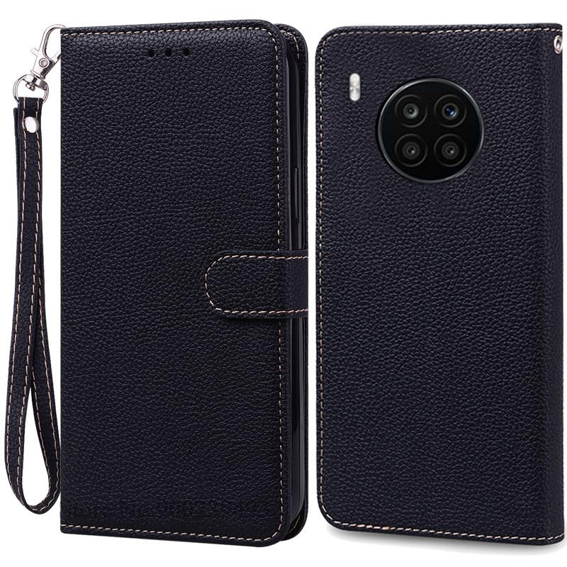 Чехол для Honor 50 Lite NTN-L22 NTN-LX1 NTN-LX3 кожаный чехол-книжка с откидной крышкой для Huawei Honor 50 Lite чехол для телефона Fundas