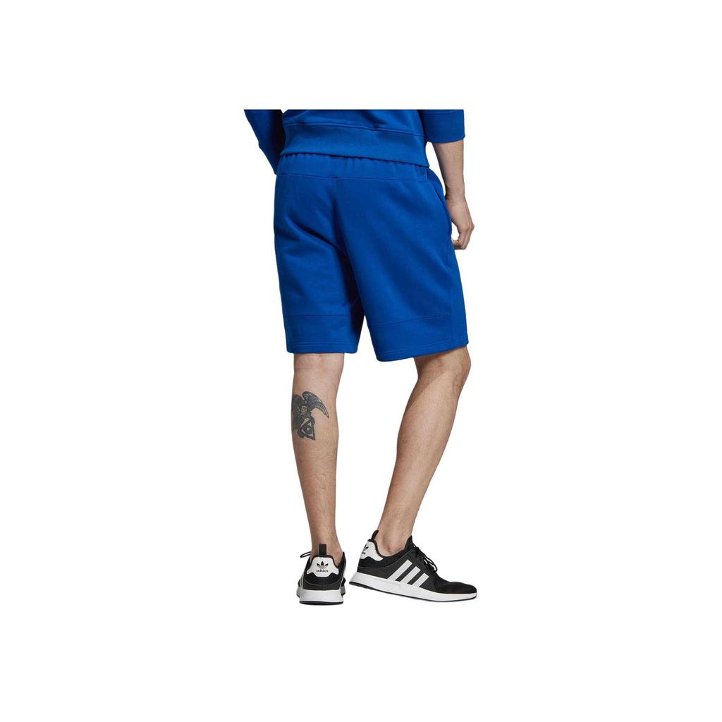 Adidas Оригинальные повседневные шорты на шнуровке, влагоотводящие, дышащие, стильные, с пятью точками, мужские шорты синего цвета FK3239