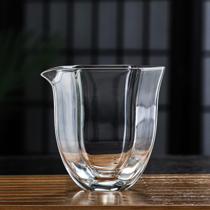 Glass Tea Pitcher Heat Resistant Gongdao Cup for Tea Sharing Japanese Style Fairness Cup Clear Gongfu Tea Set