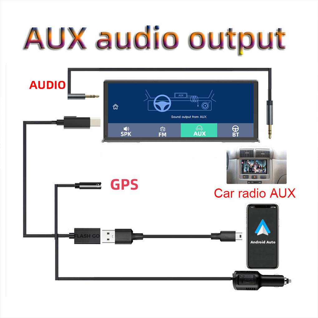 11,3-дюймовый видеорегистратор 4K камера GPS навигация беспроводной Carplay Android AUTO Phone APP Wifi Link приборная панель Bluetooth
