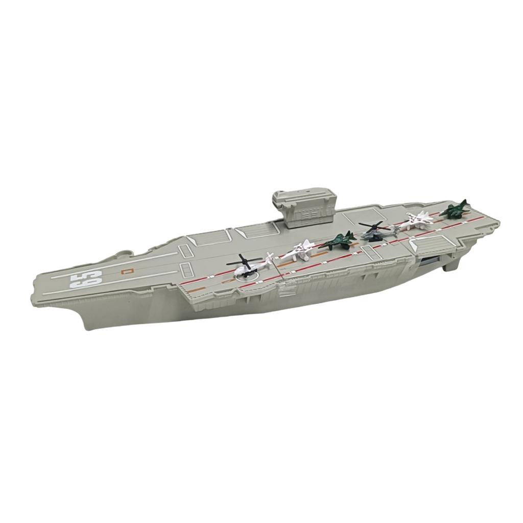 Aircraft Carrier Model Wear-Resistant Naval Vessels Model Realistic 3D Model Battleships Toy Office Decor for Kids Children