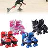 Pvc Roller Adjustable Skates For Kids With Brakes Wheels Safe Design Outdoor