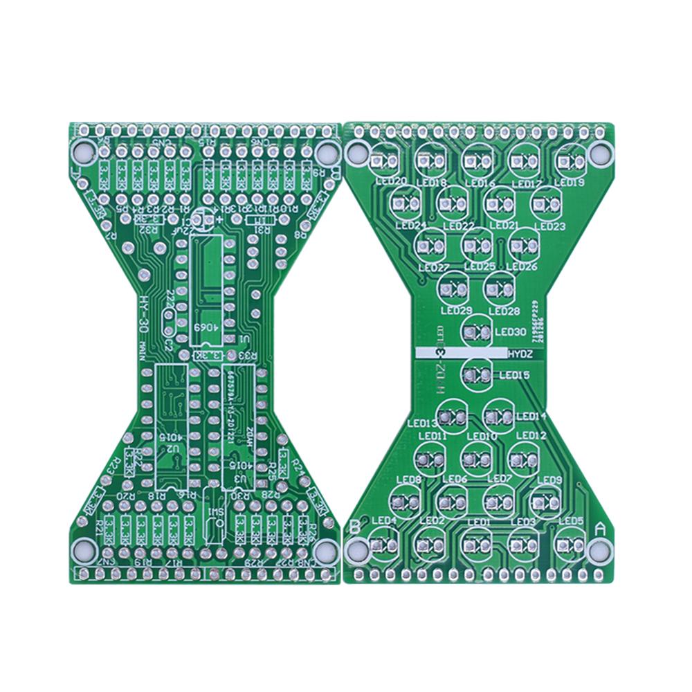 LIZAO DC 5V Набор светодиодных песочных часов Двухслойная печатная плата Регулируемая скорость Студенческий DIY Электронный проект