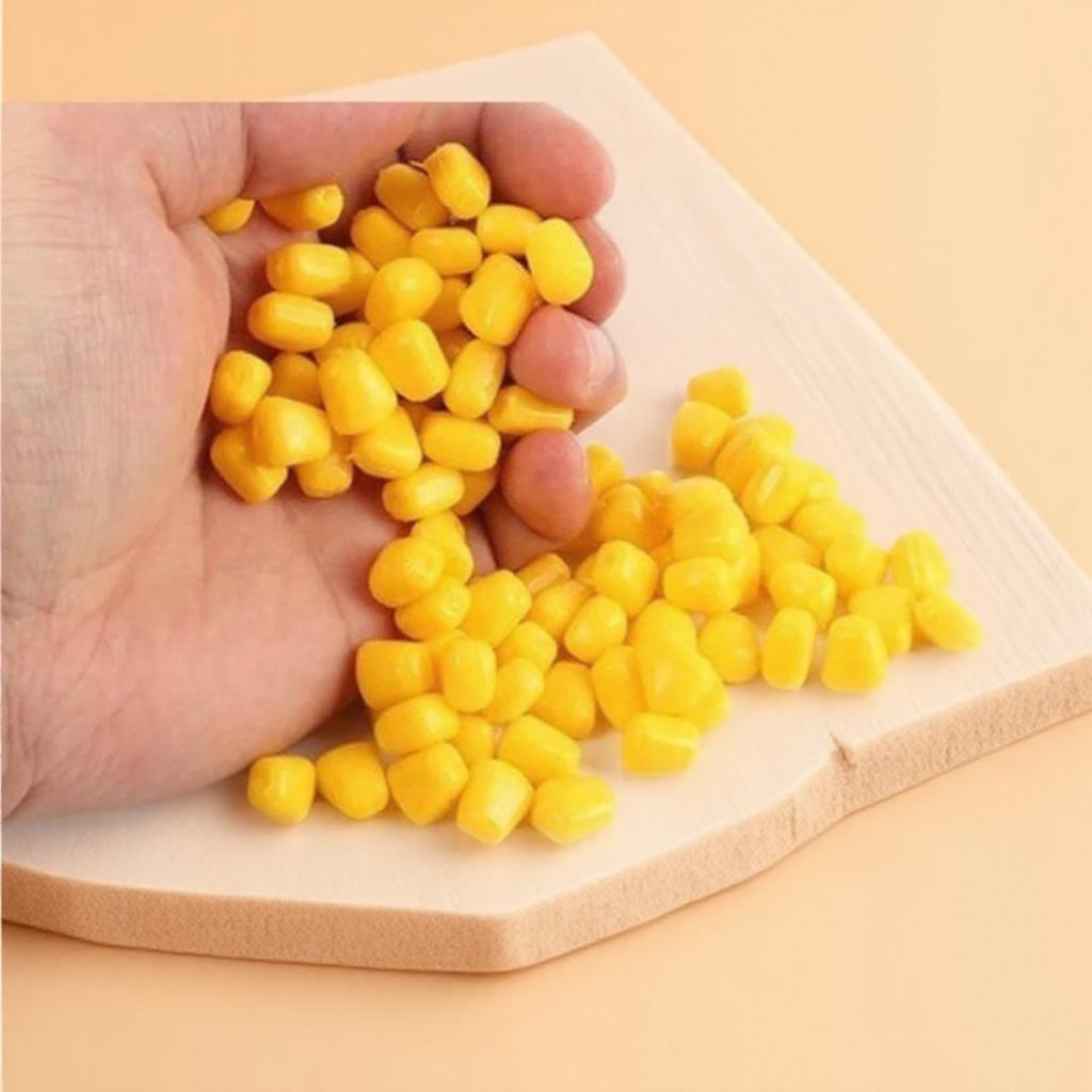 50/100Pcs Colored Carp Fishing Flavour Grass Carp Bait Floating Corn Soft Pellet Lure Creamy Corn Fragrance Bait Fishing