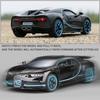 1:32 Scale Bugatti Chiron Diecast Car Model Toy, Zinc Alloy Pull Back Vehicle with Lights And Music for Kids Boyfriend Young People Gift Collection