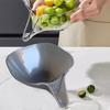 Кухонная сливная корзина Съемная полая пластина Быстрый дренаж Гладкий пищевой сорт Фрукты Овощной салат Дуршлаг для мытья посуды Фильтр для хранения Инструмент для очистки