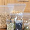 100 шт. прозрачные пакеты для хранения продуктов питания, упаковка для ювелирных изделий, многоразовый вакуумный пакет для сохранения свежести