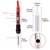 Digital LCD Display Soldering Iron 80W With ON/OFF Switch Ceramic Heater Soldering Tips Adjustable Temperature Welding Tools