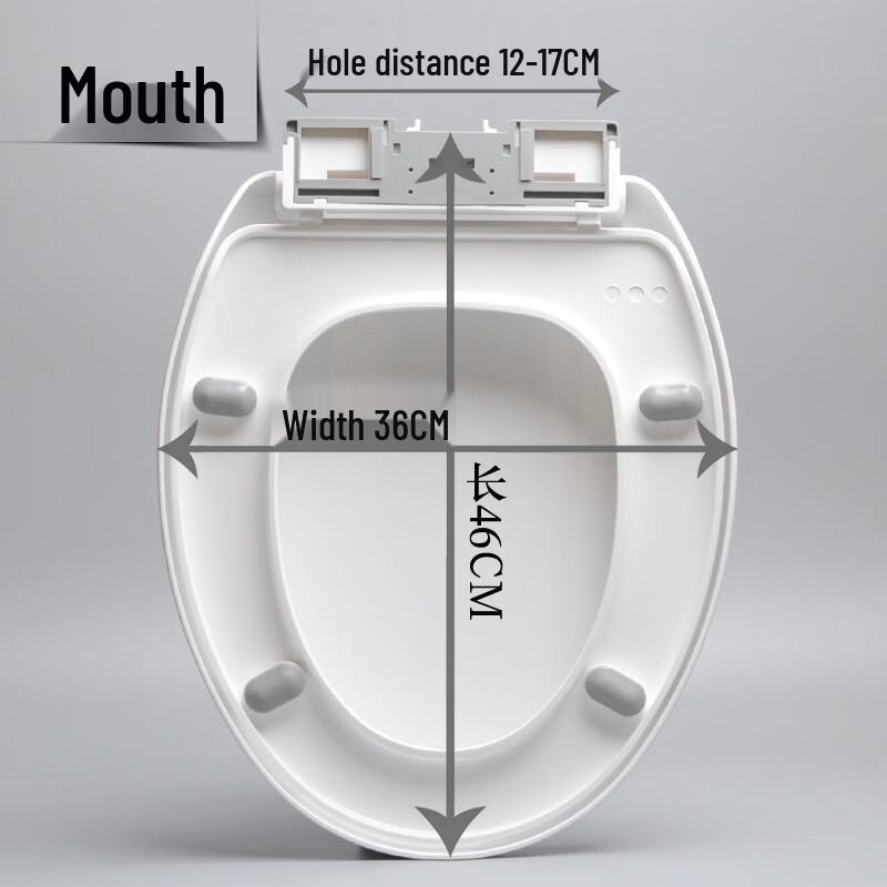 Фрезерованное Утолщенное Универсальное Антибактериальное Сиденье для Унитаза