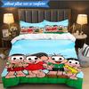 3PCS Monica's Adventures In Colorful Land Bedding Set,Including 1pc Duvet Cover And 2pcs Pillowcases Perfect for Bedroom,Dormitory,Fan Christmas gift